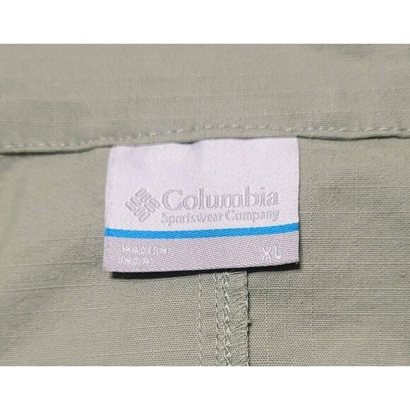 Columbia Womens Sage Lake Windbreaker Jacket XL New Ripstop Canvas Cargo Green - Picture 8 of 8